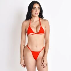 Ashley’s Sins Red Micro Bikini