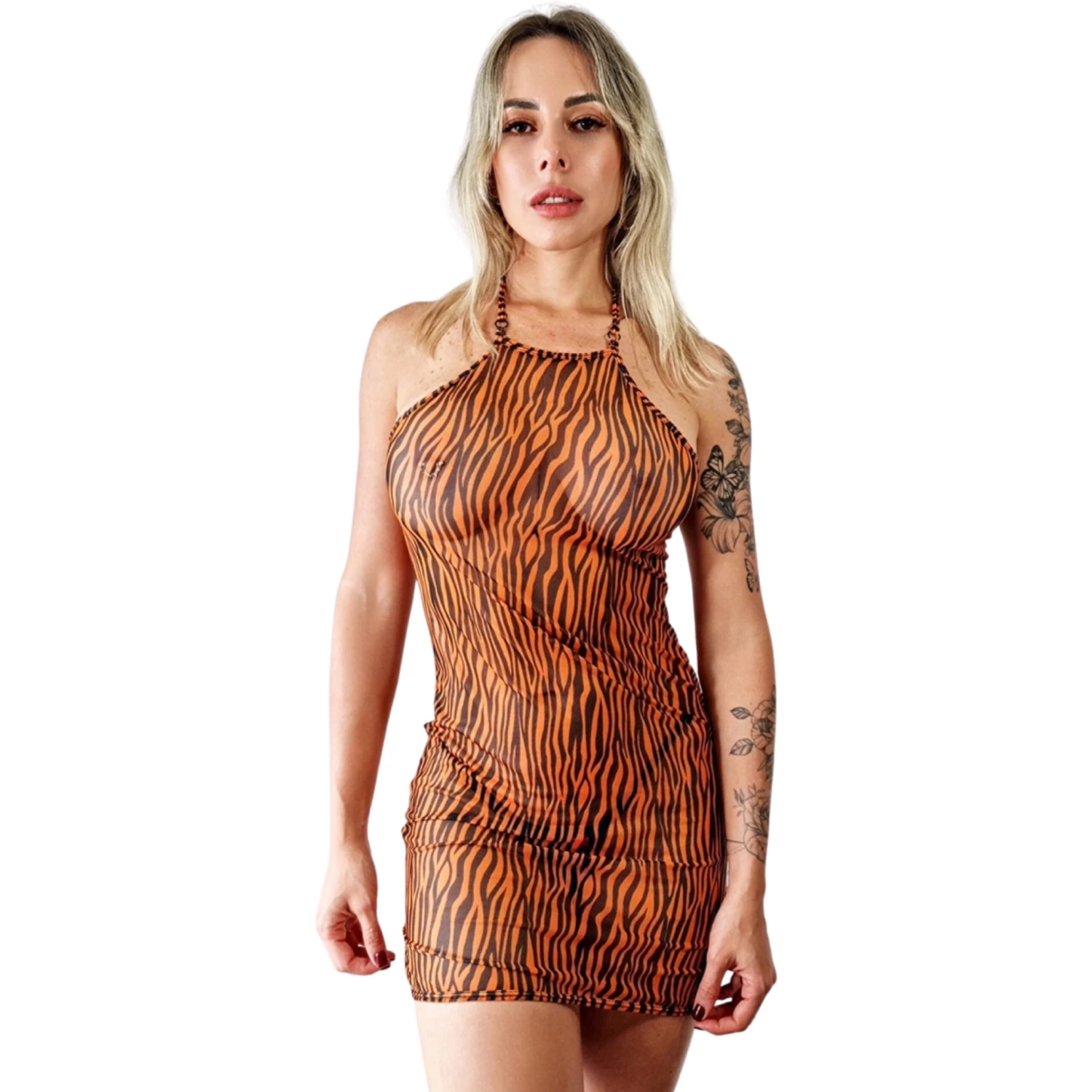 Bengal One-Piece Sheer Dress 1 Bengal One-Piece Sheer Dress