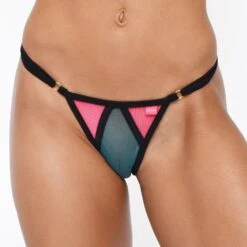 Chiara’s Desires Sheer Bikini -Hot Bikini Sexy Shop Chiaras Desires Sheer Bikini Side Adjustable V String Front