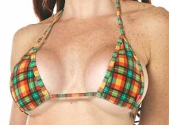 Collins Plaid Micro Bikini 6 Collins Plaid Micro Bikini -Hot Bikini Sexy Shop Collins Micro Bikini by OH LOLA SWIMWEAR TOP