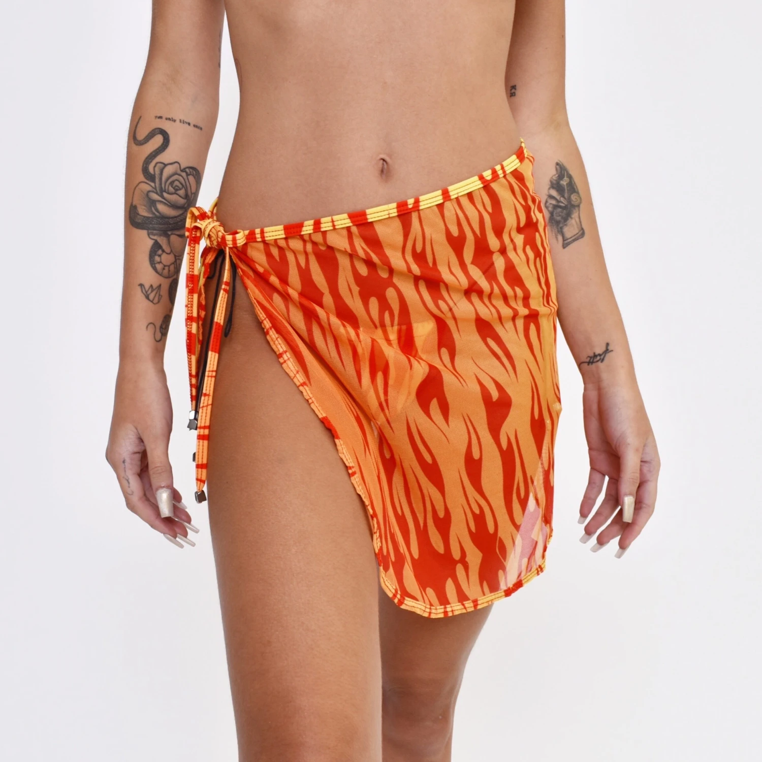 Fire Blaze Sheer Pareo 3 Fire Blaze Sheer Pareo - Image 3