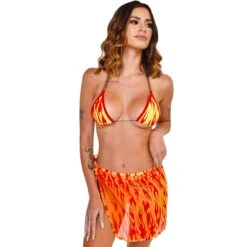 Fire Blaze Sheer Pareo