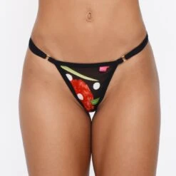 La Coccinelle Sheer Bikini -Hot Bikini Sexy Shop La Coccinelle Sheer Bikini Side Adjustable V String Front