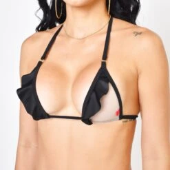 Midnight Sands Sheer Nude Micro Bikini -Hot Bikini Sexy Shop Midnight Sands Sheer Bikini Sheer Top
