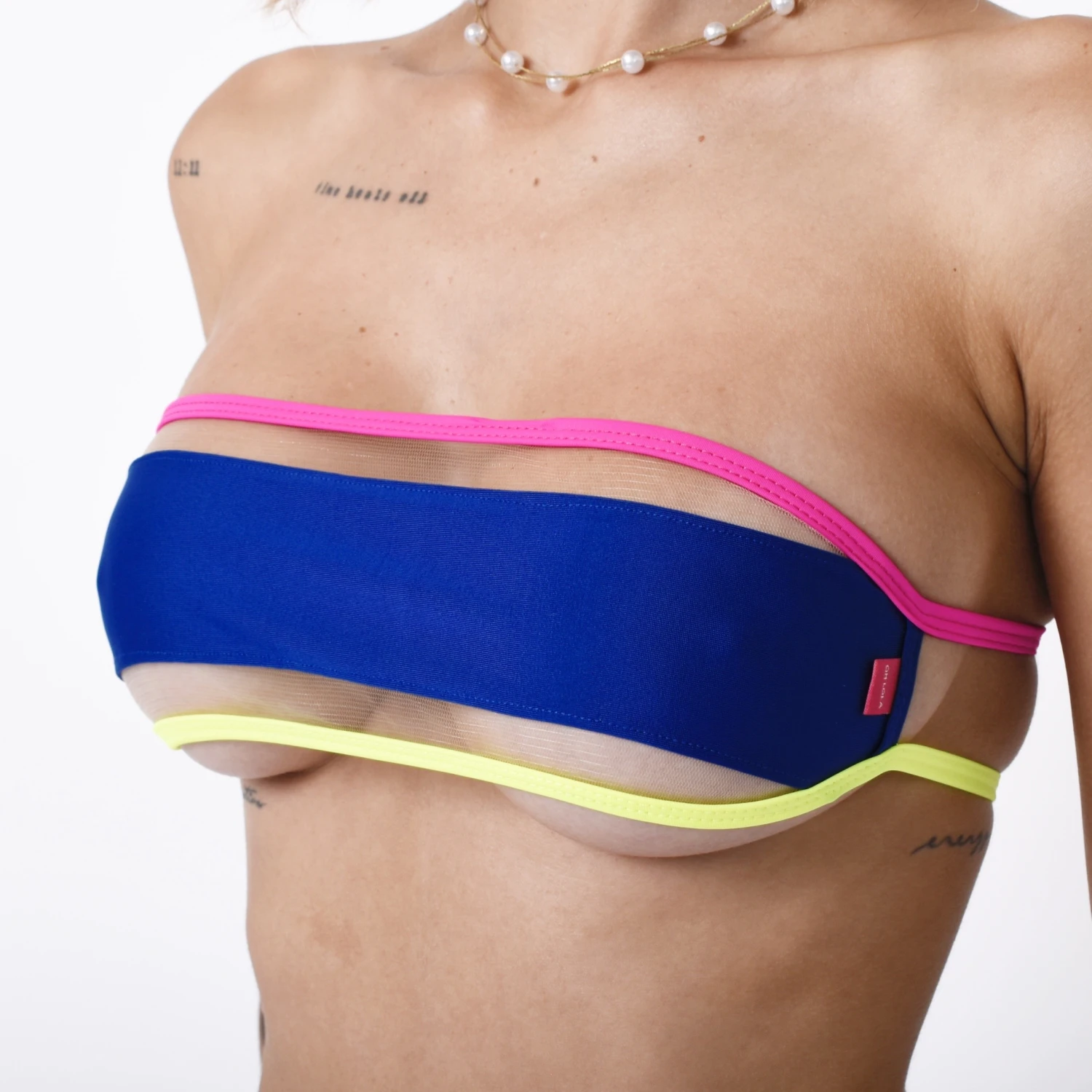 Neon Nights Bandeau Bikini 3 Neon Nights Bandeau Bikini - Image 3