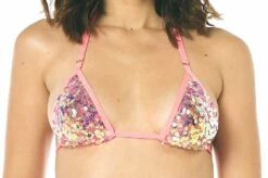 Pink Star Micro Bikini -Hot Bikini Sexy Shop Pink Star Micro Bikini by OH LOLA SWIMWEAR TOP