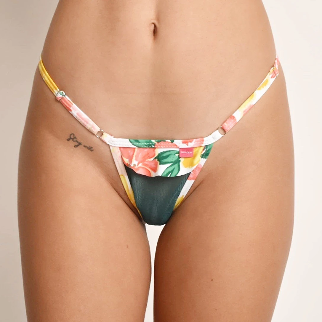 Sexy Bouquet Sheer Micro Bikini 4 Sexy Bouquet Sheer Micro Bikini - Image 4