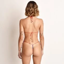 Sexy Liberty String Bikini -Hot Bikini Sexy Shop Sexy Liberty String Bikini Side Tied G String Rear View