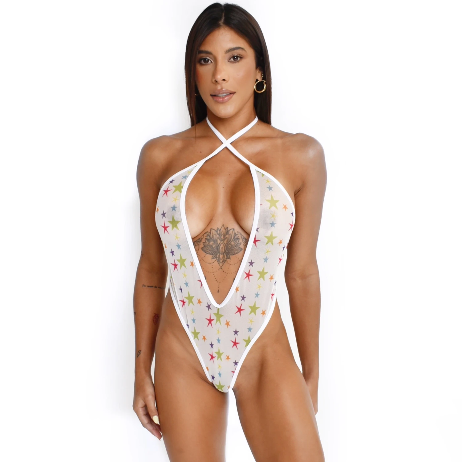 Starry Sky One-Piece Swimsuit 1 Starry Sky One-Piece Swimsuit