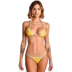 Sunny Land Mesh Bikini Floral