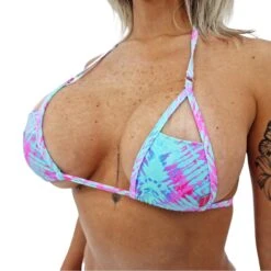 Tropical Fusion Mesh Bikini -Hot Bikini Sexy Shop Tropical Fusion Mesh Bikini TOP