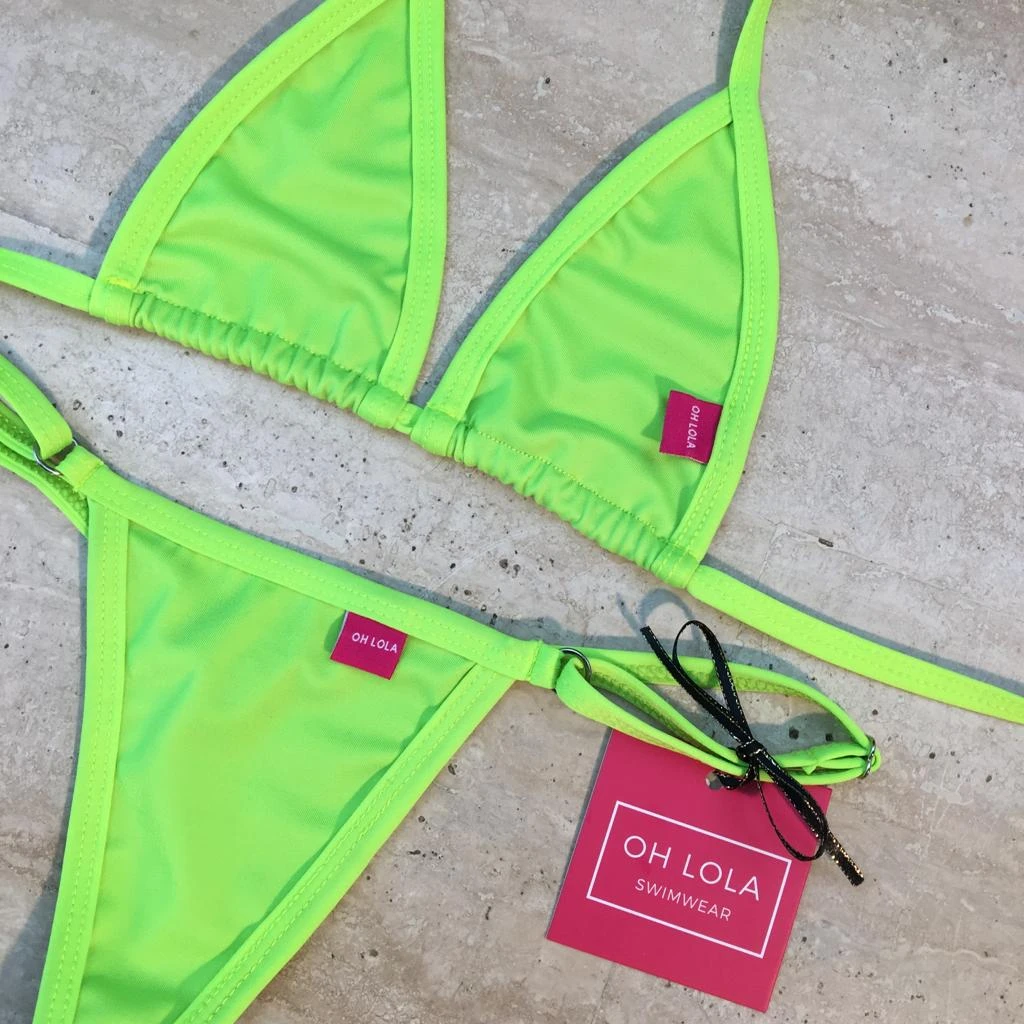 Neon Green Micro Bikini 4 Neon Green Micro Bikini - Image 4