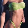 Temptation Bandeau Micro Bikini – Neon Green