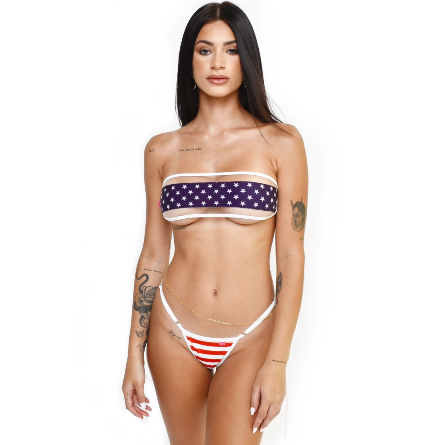 American Pride Bandeau Bikini 1 American Pride Bandeau Bikini