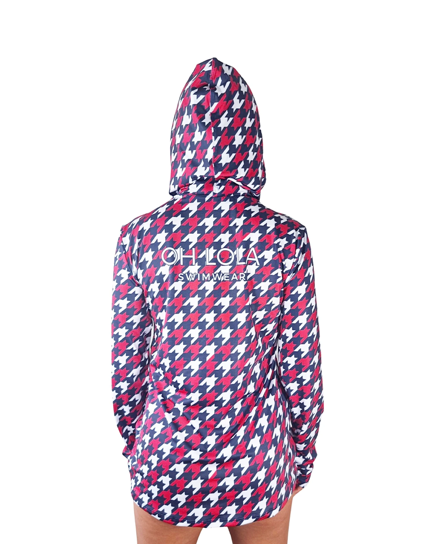 Houndstooth Hooded Fishing Shirt – USA 2 Houndstooth Hooded Fishing Shirt – USA - Image 2