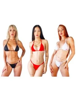 Sexy Bombs Micro Bikinis – 3 Sets Bundle