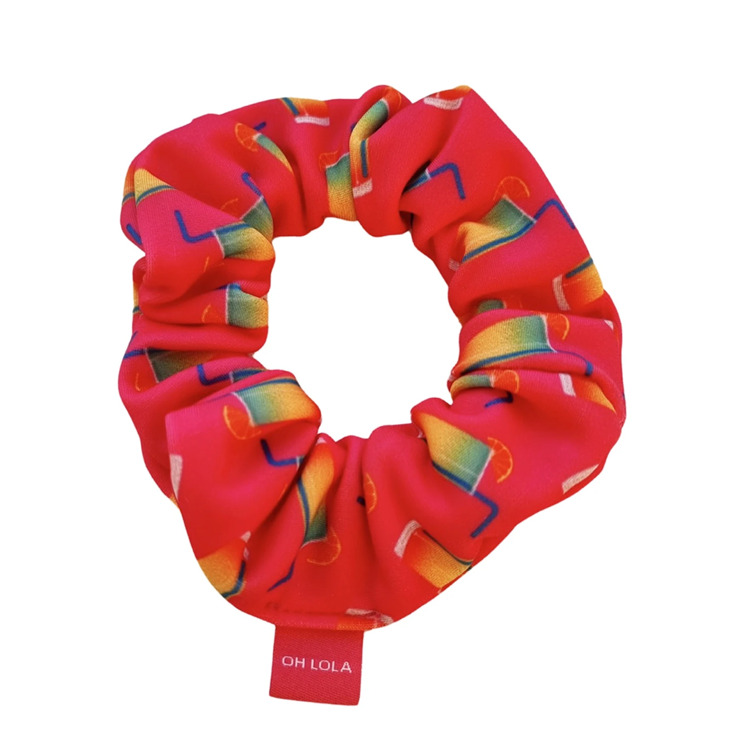 Tropical Hair Scrunchies – 5 Pieces Set 5 Tropical Hair Scrunchies – 5 Pieces Set - Image 5