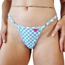 Checkered Micro Bikini – Light Blue -Hot Bikini Sexy Shop image 6487327 2022 01 18T222710.408