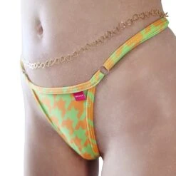 Houndstooth Micro Bikini – Green/Yellow -Hot Bikini Sexy Shop image 6487327 2022 01 20T135224.452